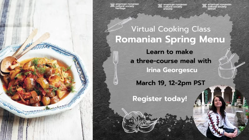 Romanian Spring Menu with Irina Georgescu