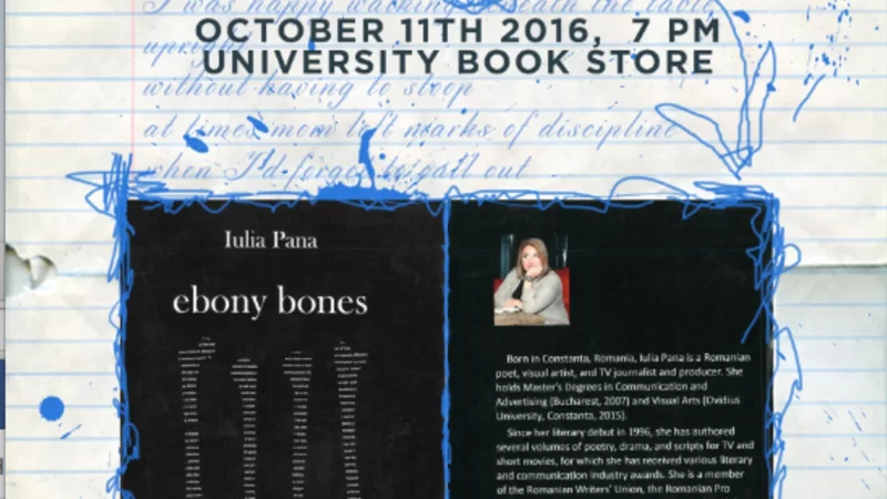 Iuliana Pana reads from Ebony Bones