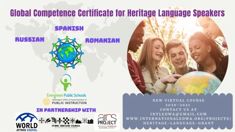 Global Competence Certificate for Heritage Language Speakers