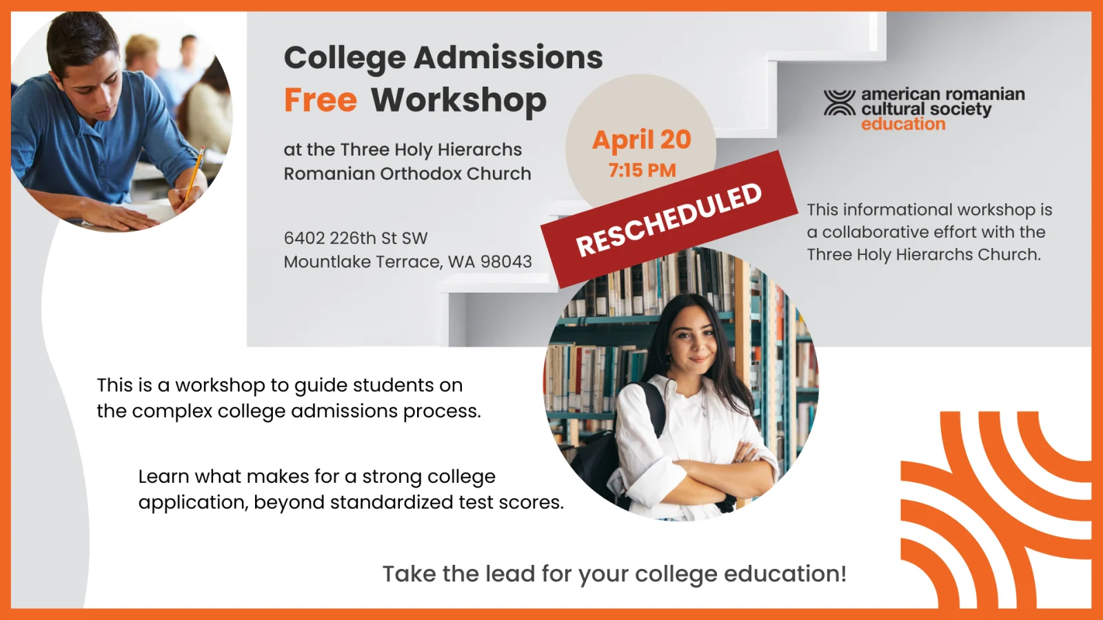 College Admissions Workshop